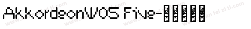 AkkordeonW05 Five字体转换